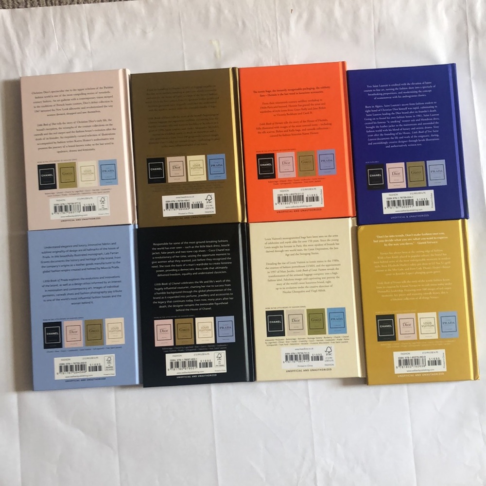 Luxury fashion books - set of 7 Hermes, LV, Valentino, Chanel, YSL, Versace new - Picture 8 of 13